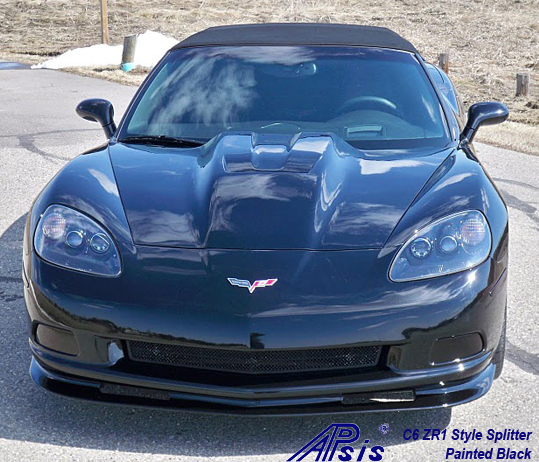 APsis ZR1/Z06/Grand Sport, ZR1 Corvette Style Front Splitter/Spoiler Paint Matched